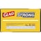 Glad 30 gal Trash Bags, L, 1.05 mil (27 Micron), Black, 90 PK CLO78952 - alternate 5